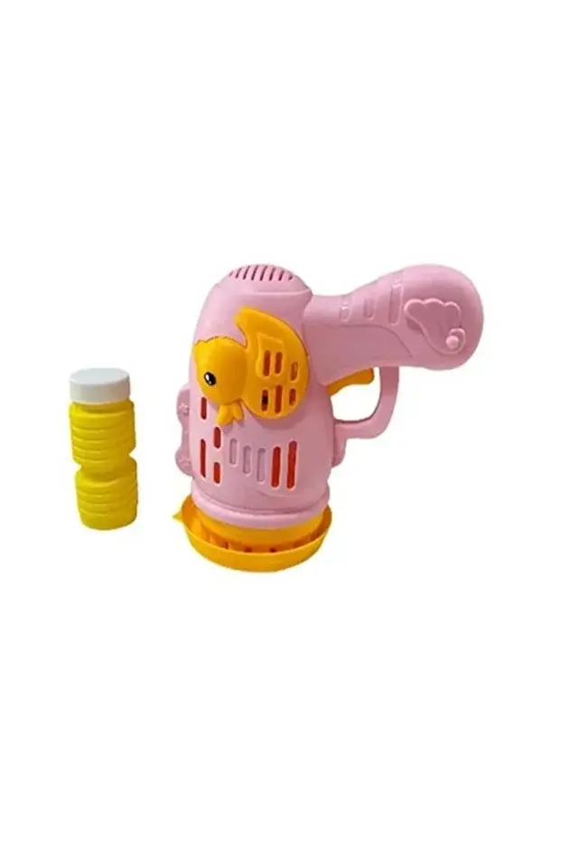 Duck Baloncuk Tabancası Köpük 23 Halkalı Pilli Baloncuk Köpük Tabancası