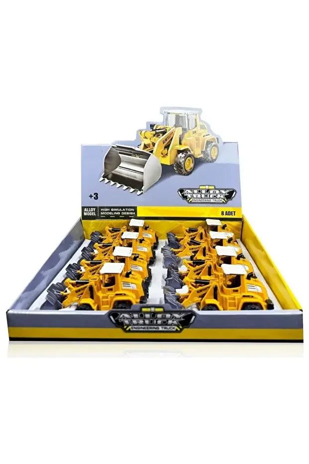 Sürtmeli Metal Uçlu Inşaat Aracı Buldozer Kepçe