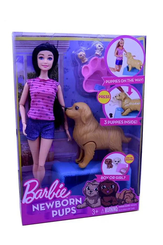 Barbie Bebek ve Doğum Yapan Köpeği Doğuran Köpek
