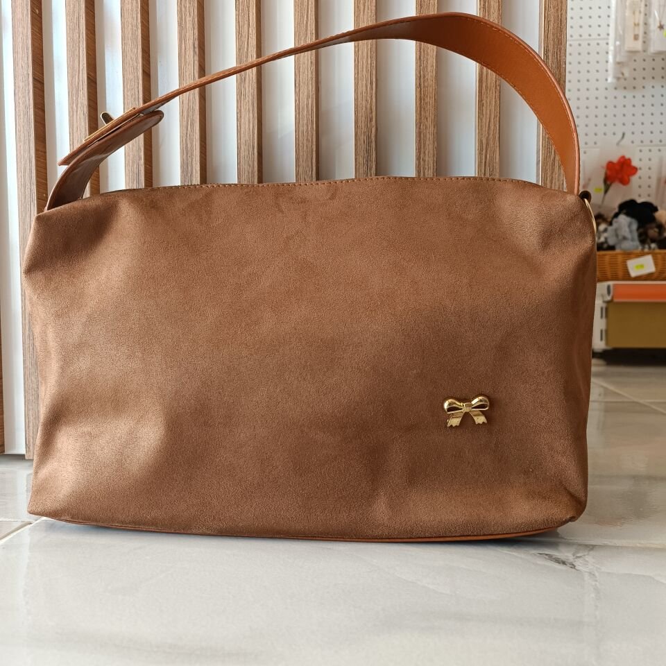 SÜET DERİ OMUZ ÇANTASI