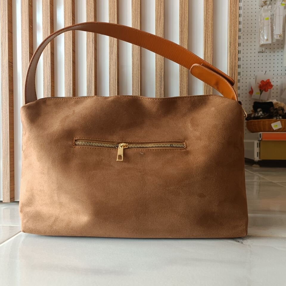 SÜET DERİ OMUZ ÇANTASI