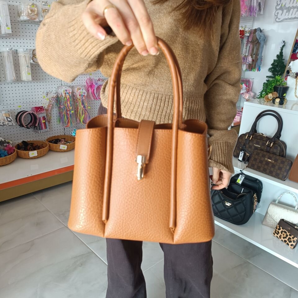 SUNİ DERİ EL VE OMUZ ÇANTASI 3 BÖLMELİ