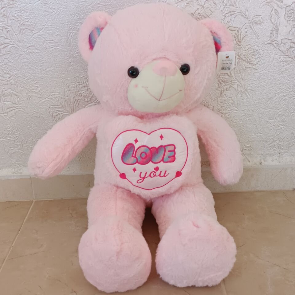 LOVE YOU KALPLİ 90 CM PELUŞ AYICIK