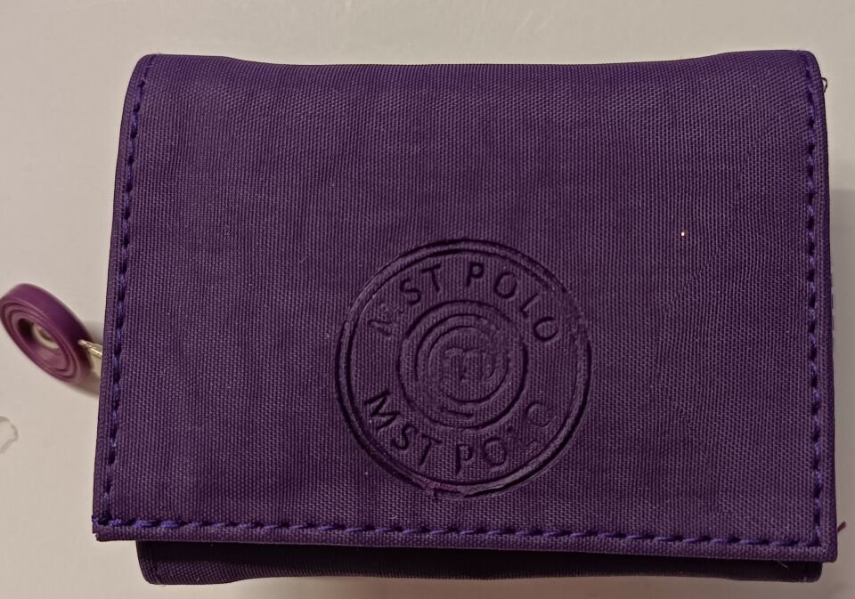 Kadın Kırınkıl Kumaş Çıtçıtlı Ve Fermuarlı Şık Cüzdan Kartlık Aksesuar