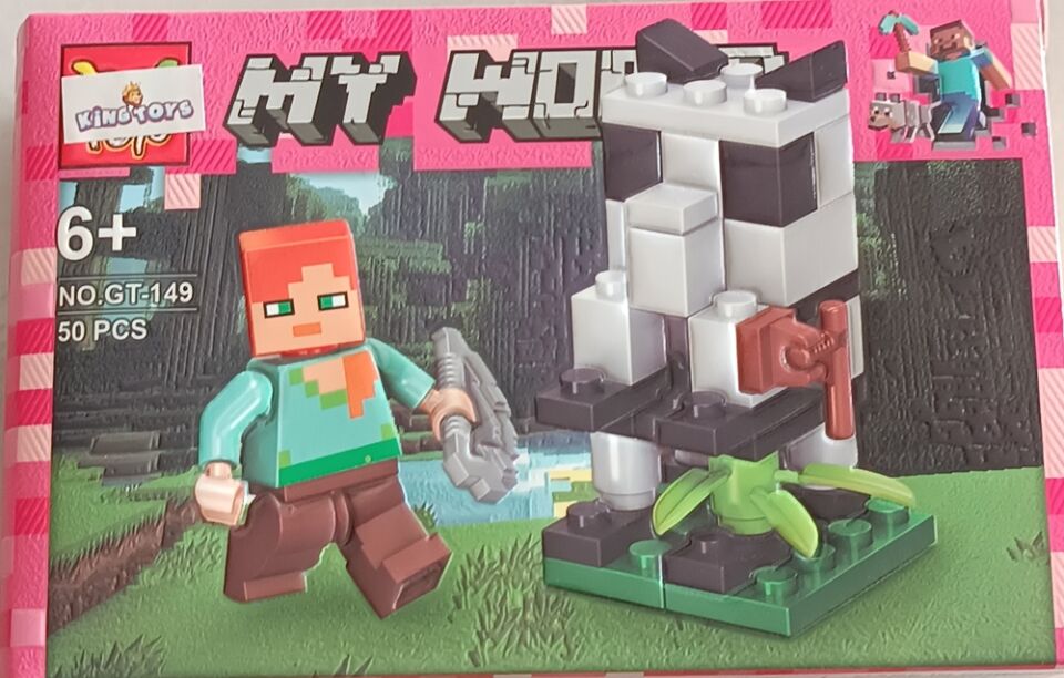 50-56 Parça MineCraft Lego Seti - My World Lego Seti