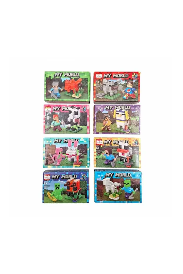 50-56 Parça MineCraft Lego Seti - My World Lego Seti